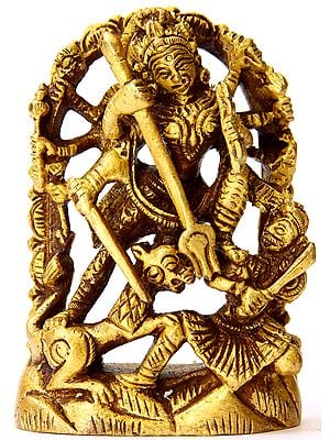Mahishasur Mardini Mother Goddess Durga (Small Sculpture)