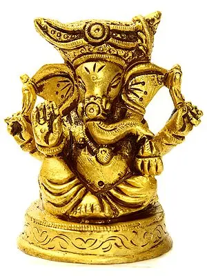 Turbaned Ganesha (Small Sculpture)