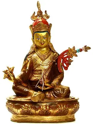 Guru Padmasambhava Holding the Vase of Immortality