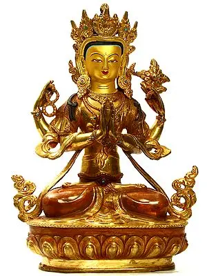 Chenrezig (Shadakshari Lokeshvara Tibetan Buddhist Deity)