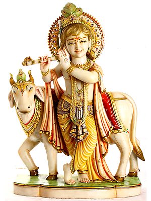 Venugopala (Murali Krishna with His Cow)