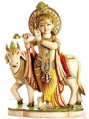 Venugopala (Murali Krishna with His Cow)