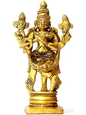 Fluting Krishna (Small Sculpture)