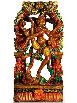 Eight-Armed Nataraja Shiva Engaged in Ananda-Tandava