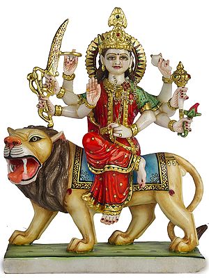 The Marble Image of Eight-Armed Durga