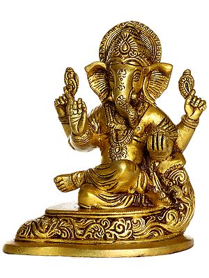 Lord Ganesha Blessing His Devotees