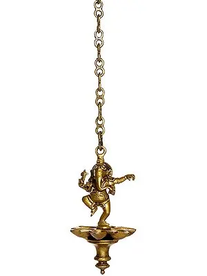 Dancing Ganesha Hanging Lamp