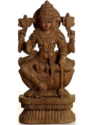 Lord Vishnu Seated on Lotus