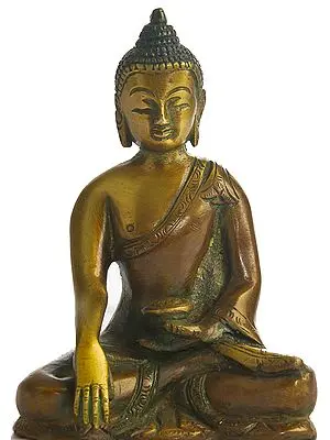 Lord Buddha in Bhumisparsha Mudra (Small Sculpture)