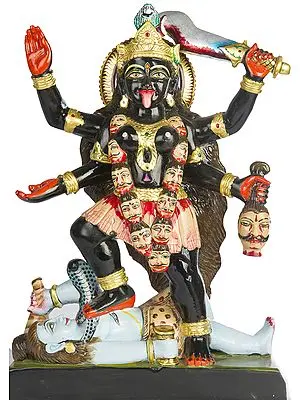 Marble Image of Goddess Kali