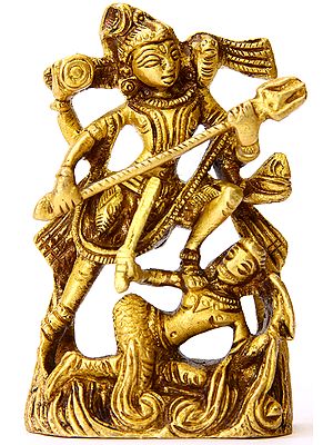 Lord Shiva Killing Andhaksura (Small Sculpture)