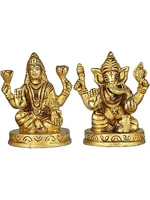 Lakshmi Ganesha (Small Sculpture)