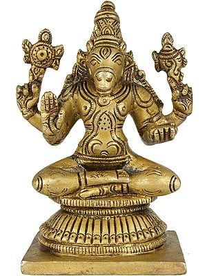 3" Hayagriva Incarnation of Lord Vishnu In Brass | Handmade | Made In India