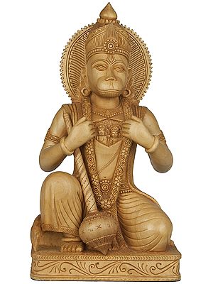 Lord Rama and Goddess Sita Live in The Heart of Bhakta Hanuman