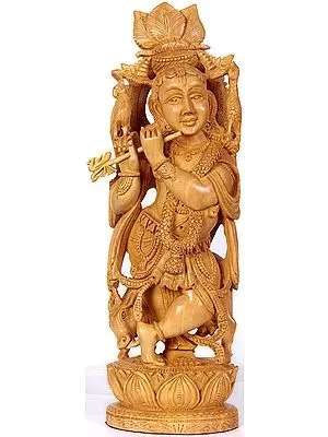 Fluting Krishna
