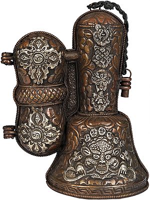 Tibetan Bell and Dorje with Case