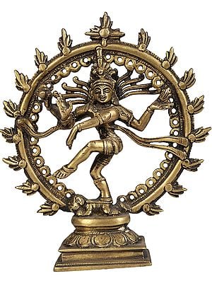 6" Brass Nataraja Statue | Handmade | Made in India