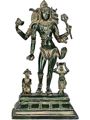 12" Bhikshasthana Shiva In Brass | Handmade | Made In India