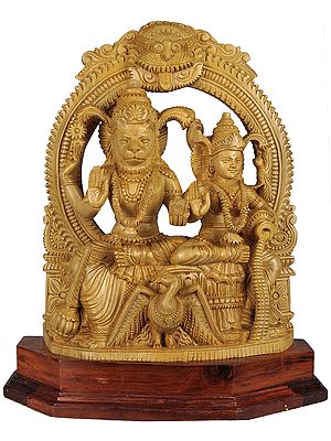 Lord Narasimha with Goddess Lakshmi