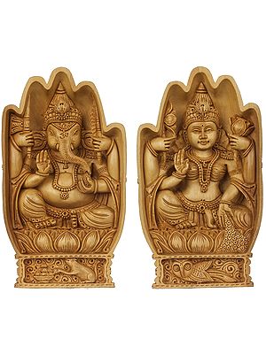 Lakshmi Ganesha in Folded Hands