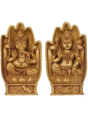 Lakshmi Ganesha in Folded Hands