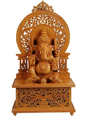 Enthroned Ganesha