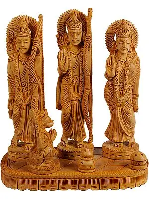 Shri Rama with Sita Ji, Lakshman Ji and Hanuman Ji