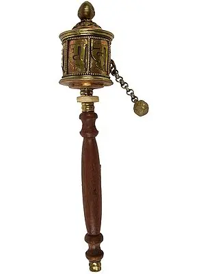 Om Mani Padme Hum Hand-held Prayer Wheel (Mani)