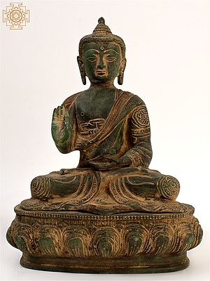 Tibet Fane Bronze 24k Gold Gilt Sit Beast 4 Arm Chenrezig Goddess Buddhas Statue 