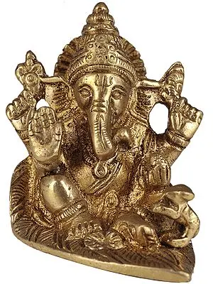 Lord Ganesha Granting Abhaya