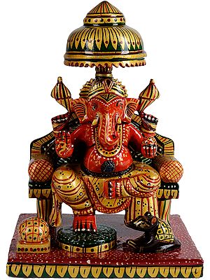 Enthroned Ganesha