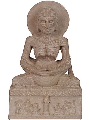 Emaciated Buddha (A Statue Blessed by Monks in Bodhgaya)