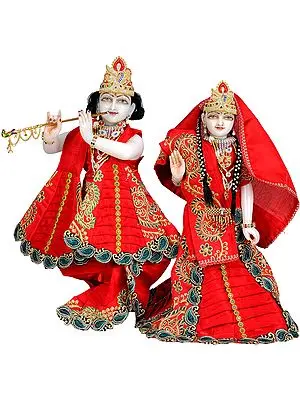 Radhey Shyam (Radha and Krishna with Shringar)