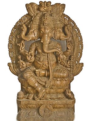 Tri-Mukha Ganesha