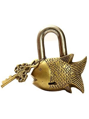 Auspicious Fish Lock with Vajra Keys