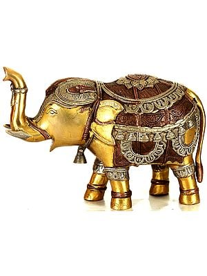 Elephant Figurine with Upraised Trunk