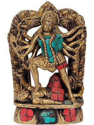 Goddess Kali (with Inlay Work)