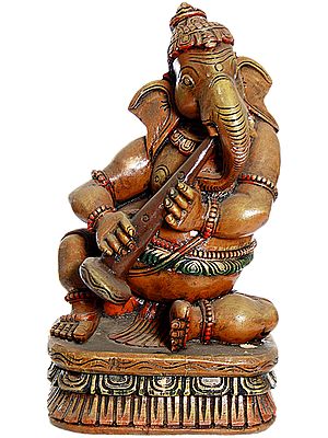 Lord Ganesha Playing Shehnai