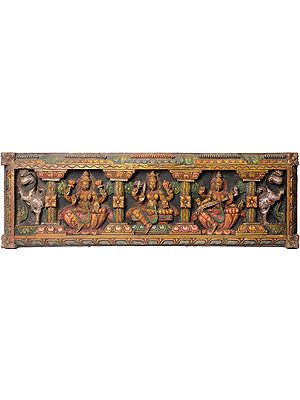 Goddess Lakshmi, Parvati and Saraswati