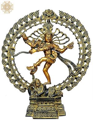 17" Nataraja In Brass | Handmade | Made In India