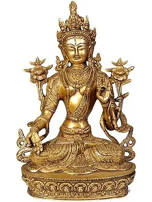 Tibetan Buddhist White Tara - The Goddess Who Gives A Long Life