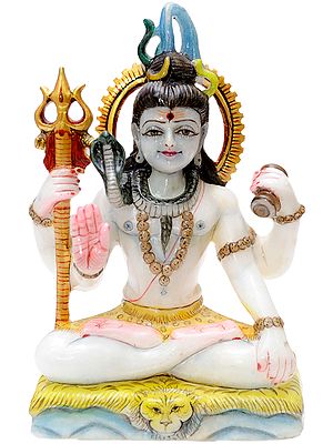 Lord Shiva in Yogasana