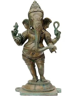 Four Armed Standing Ganesha