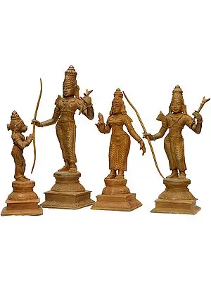 Shri Rama with Sita Lakshman and Hanuman