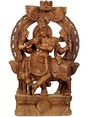Lord Krishna, The Cowherd Deity From Vrindavan
