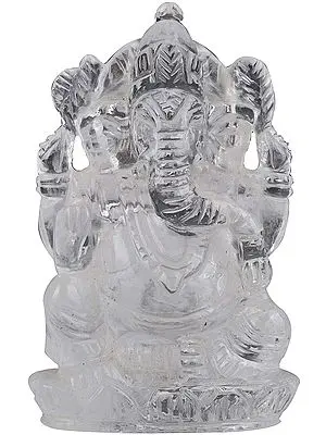 Lord Ganesha (Carved in Crystal)