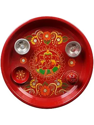 Lord Ganesha Puja Thali
