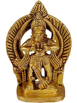2" Bhakta Hanuman (Small Statue) In Brass | Handmade | Made In India