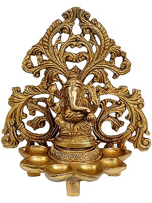 Six-Wick Ganesha Lamp