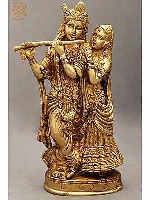 Kapasi Handicrafts Emporium Goddess Radharani Standing Decorative Statue Shri Krishna Arts VZK031 